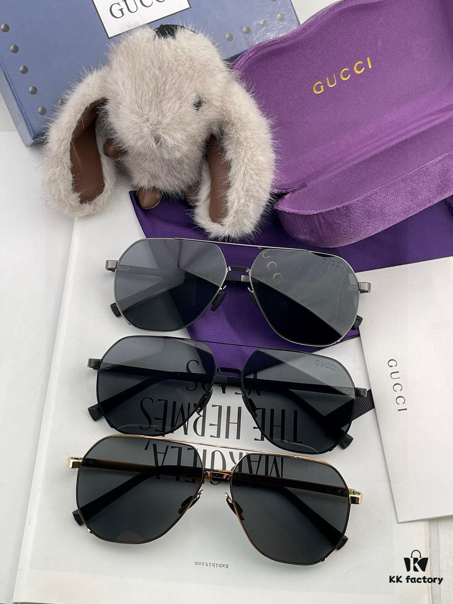 GUCCI Men's Colorful Pilot Polarized Sunglasses