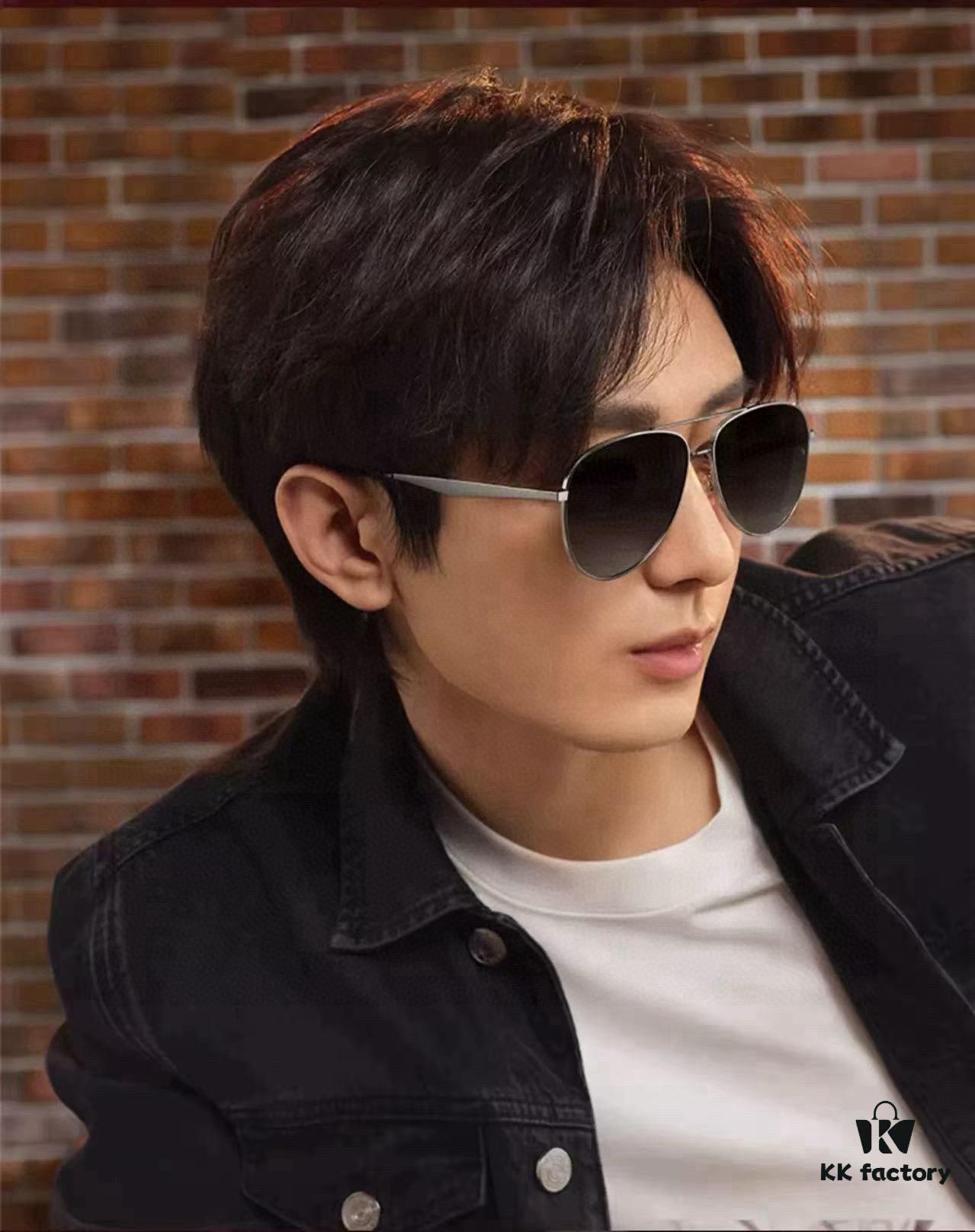 Gucci High-Quality Unisex Sunglasses, Imported Polarized Lenses, Stylish Oversized Aviator Sunglasses for Men, UV Protection, Suitable for Driving and Fishing