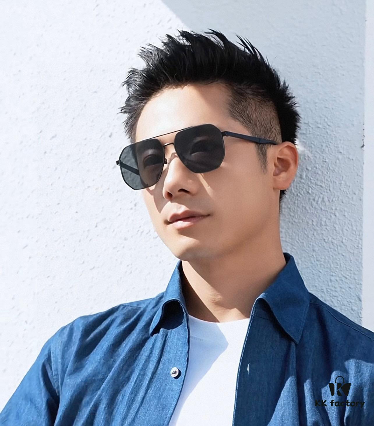 Gucci High-Quality Unisex Sunglasses, Imported Polarized Lenses, Aviator Style, UV Protection, Slimming Design for Driving and Fishing