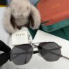 Gucci High-Quality Unisex Sunglasses, Imported Polarized Lenses, Aviator Style, UV Protection, Slimming Design for Driving and Fishing