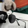 Gucci High-Quality Unisex Sunglasses, Polarized Pilot Frames with Imported Polaroid Lenses, Stylish and Slimming Aviator Design for Driving, Fishing, and Daily Wear, Korean Fashion Style, Model: G2203
