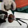 Gucci High-Quality Unisex Sunglasses, Polarized Imported Polaroid Lenses, Aviator Style, UV Protection, Suitable for Driving and Fishing, Stylish and Slimming Design