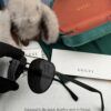 Gucci High-Quality Unisex Sunglasses, Polarized Imported Polaroid Lenses, Aviator Style, UV Protection, Suitable for Driving and Fishing, Stylish and Slimming Design