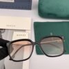 GUCCI 2025 Spring New Arrival Trendy Fashion Square Polarized Sunglasses High-Quality Comfortable Wear Influencer Style Women's HD Nylon Polarized Sunglasses 🕶️ High-Quality TR Frame Model: G7108