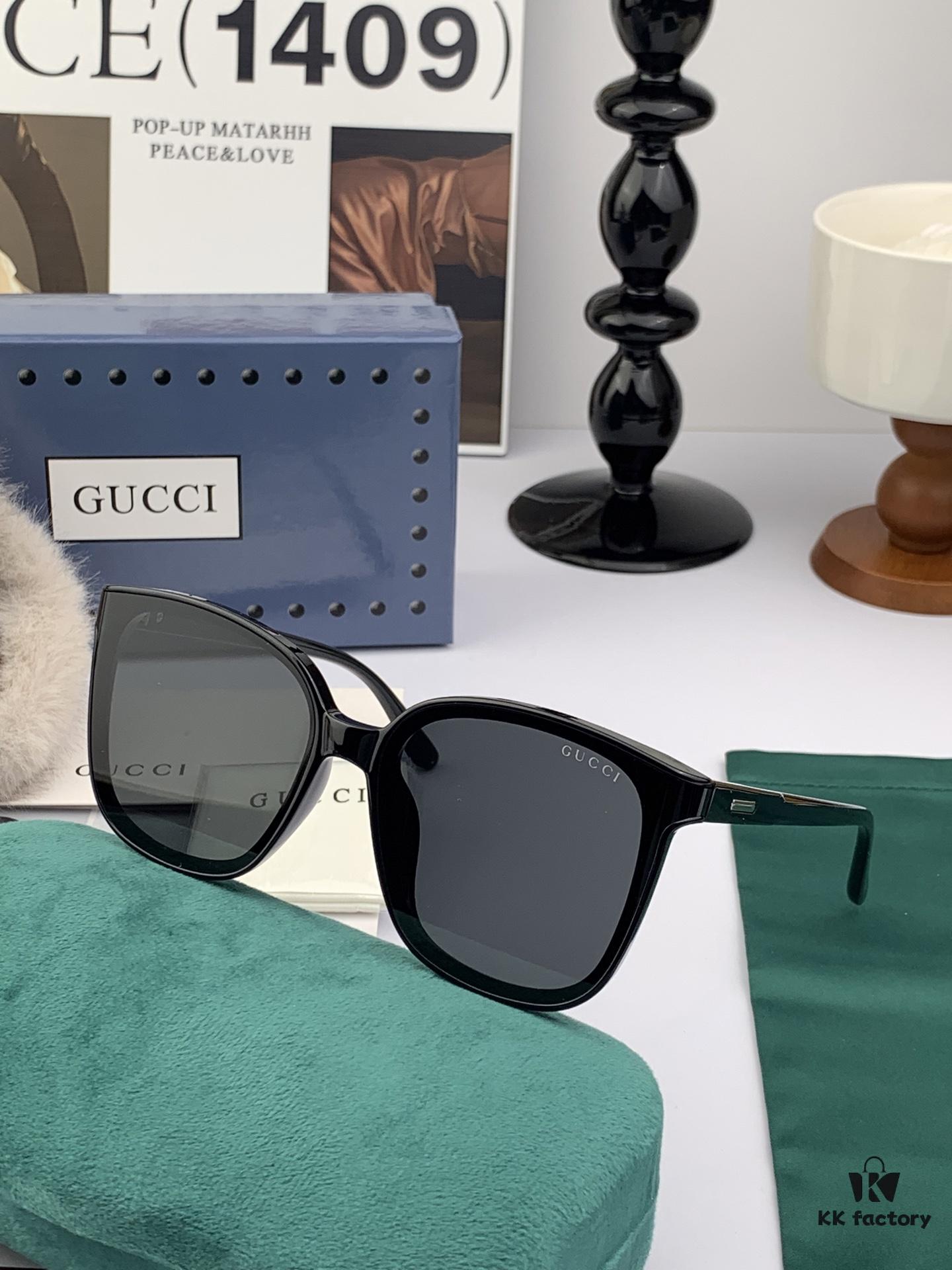 GUCCI 2025 Spring New Arrival Trendy Fashion Square Polarized Sunglasses High-Quality Comfortable Wear Nylon Polarized UV Protection Sunglasses for Women 🕶️ High-Quality TR Frame Model: G92808