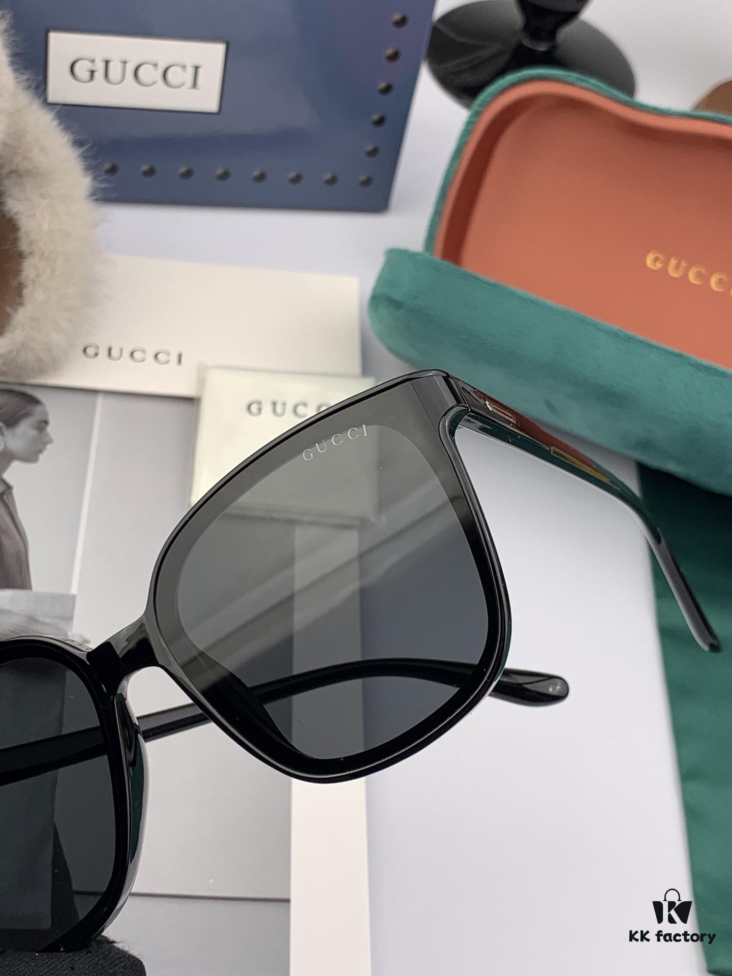 GUCCI 2025 Spring New Arrival Trendy Fashion Square Polarized Sunglasses High-Quality Comfortable Wear Nylon Polarized UV Protection Sunglasses for Women 🕶️ High-Quality TR Frame Model: G92808