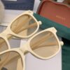 Gucci Classic Small Frame Design Sunglasses, Flattering on All Face Shapes, Perfect with Coats or Dresses, Stylish and Elegant, Nylon Polarized Lenses for UV Protection, Model: G35504