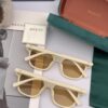 Gucci Classic Small Frame Design Sunglasses, Flattering on All Face Shapes, Perfect with Coats or Dresses, Stylish and Elegant, Nylon Polarized Lenses for UV Protection, Model: G35504