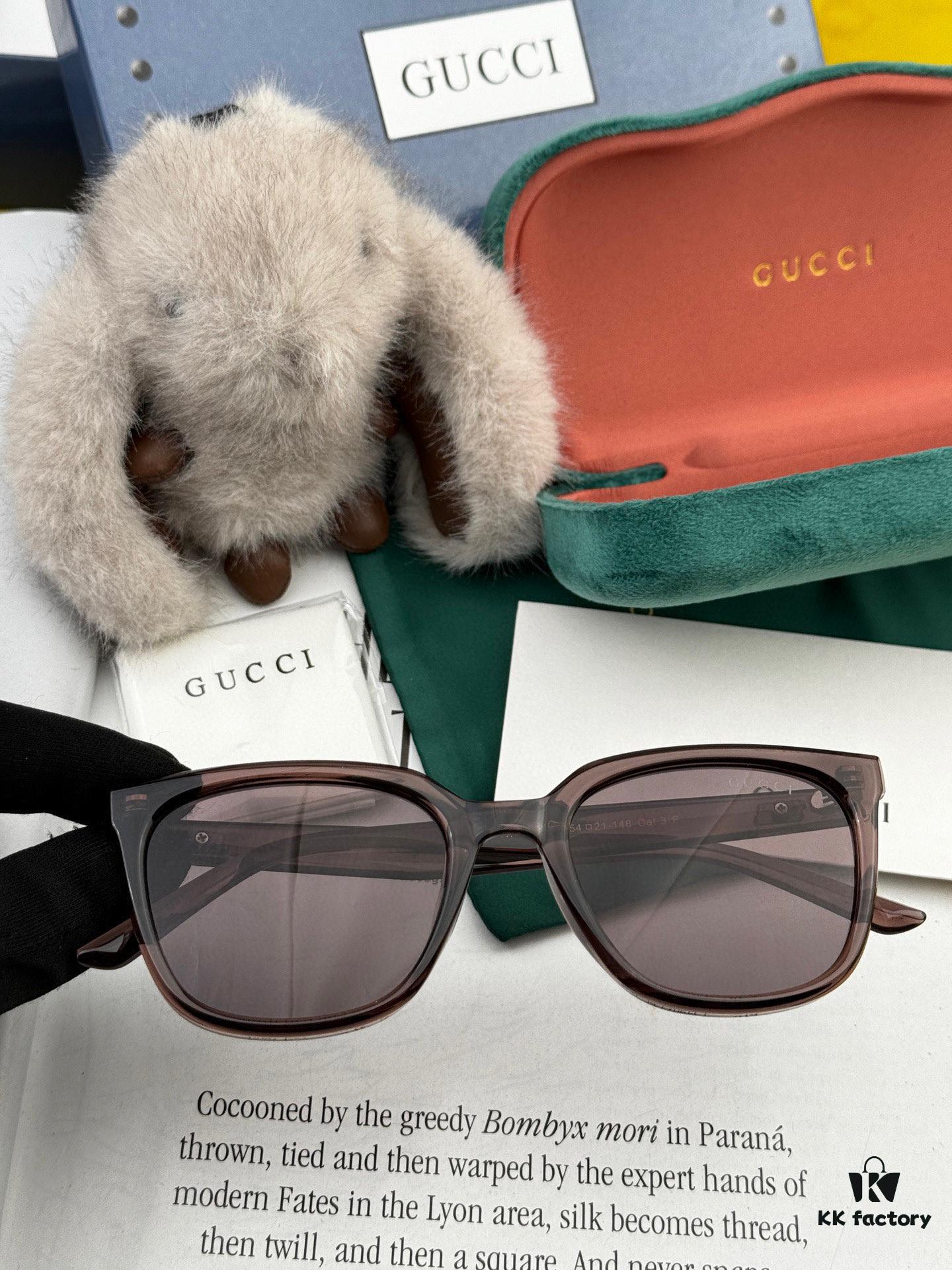 GUCCI 2025 Spring New Arrival Trendy Fashion Square Polarized Sunglasses High-Quality Comfortable Wear Influencer Style Nylon Polarized Sunglasses for Women 🕶️ High-Quality TR Frame Model: G57712