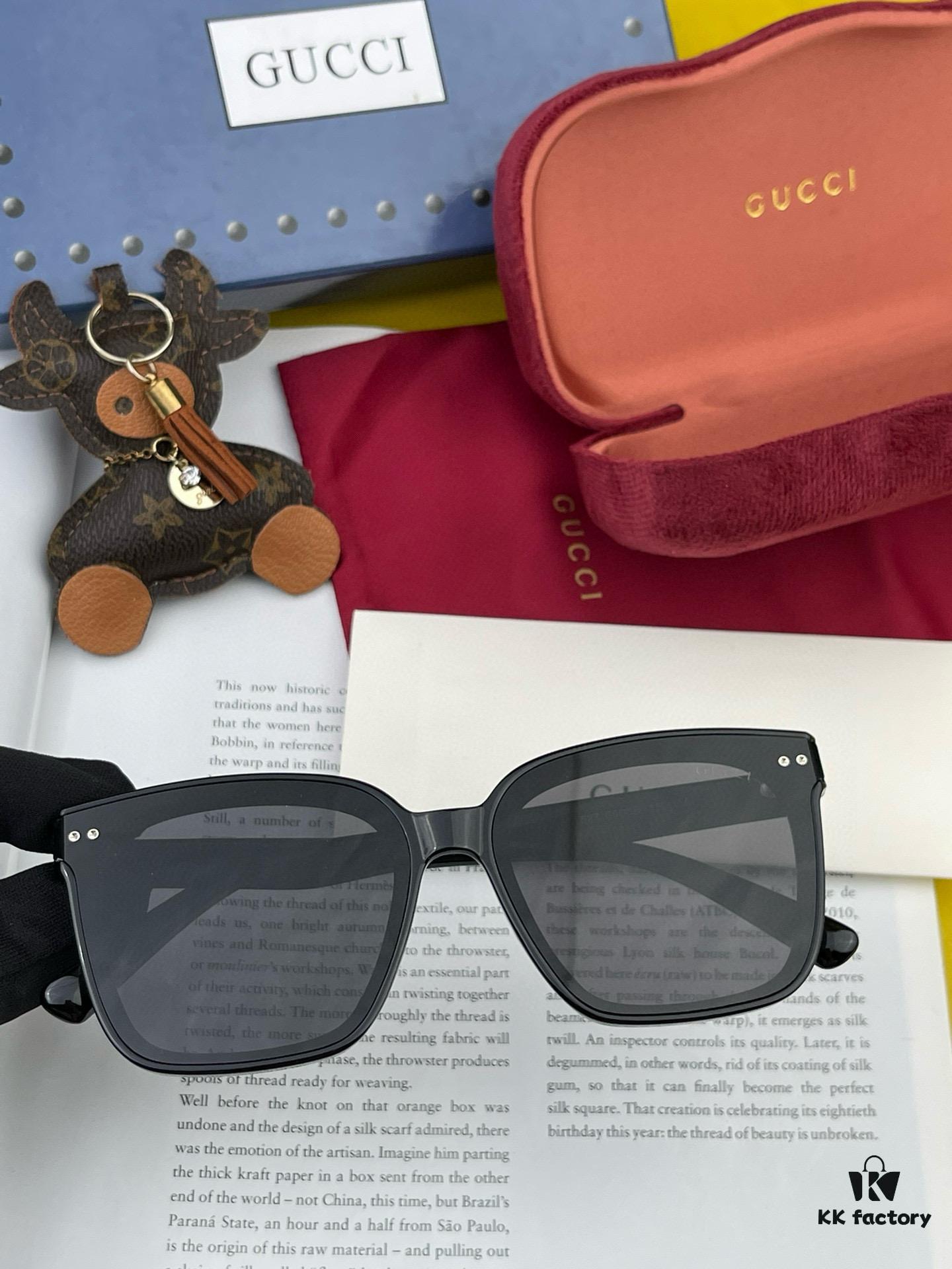 GUCCI 2025 Spring New Arrival Trendy Fashion Square Polarized Sunglasses High-Quality Comfortable Wear Unisex Nylon Polarized Sunglasses for Women 🕶️ Premium TR Frame Model: G752