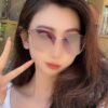 GUCCI 2025 Spring New Arrival Frameless Sunglasses, Latest Trendsetter Style with Excellent Metal Finish and Flattering Fit