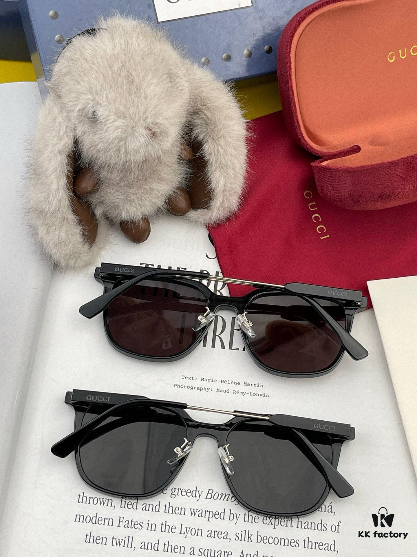 GUCCI 2025 Spring New Arrival Trendy Fashion Square Polarized Sunglasses High-Quality Comfortable Wear Influencer Style Nylon Polarized Sunglasses for Women 🕶️ High-Quality TR Frame Model: G77706