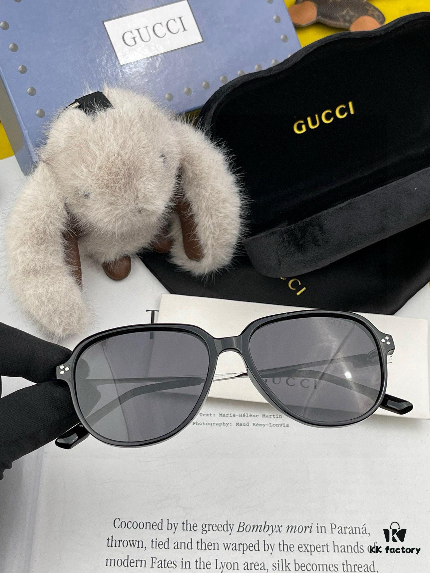 GUCCI 2025 Spring New Arrival Trendy Fashion Square Polarized Sunglasses High-Quality Comfortable Wearable Influencer Style Nylon Polarized Sunglasses for Women 🕶️ High-Quality TR Frame Model: G05504
