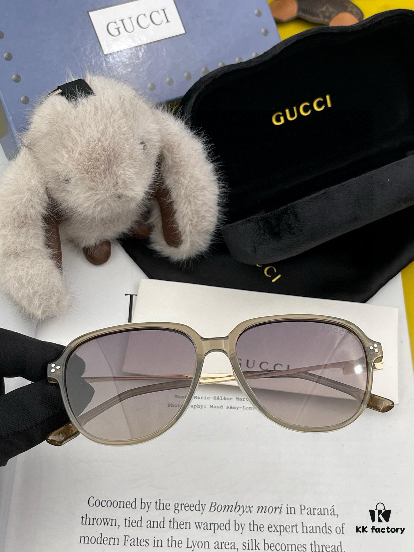 GUCCI 2025 Spring New Arrival Trendy Fashion Square Polarized Sunglasses High-Quality Comfortable Wearable Influencer Style Nylon Polarized Sunglasses for Women 🕶️ High-Quality TR Frame Model: G05504