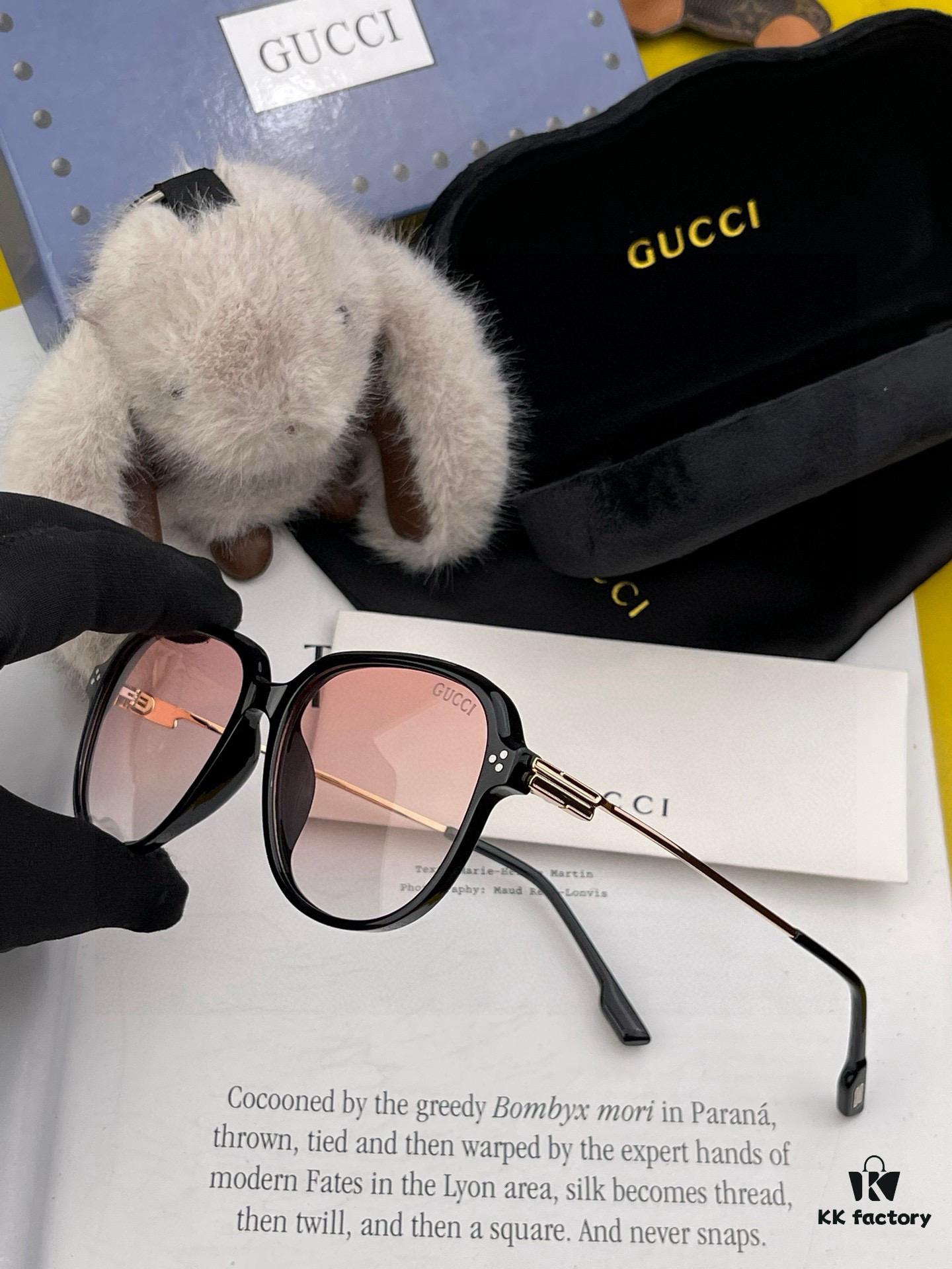 GUCCI 2025 Spring New Arrival Trendy Fashion Square Polarized Sunglasses High-Quality Comfortable Wearable Influencer Style Nylon Polarized Sunglasses for Women 🕶️ High-Quality TR Frame Model: G05504