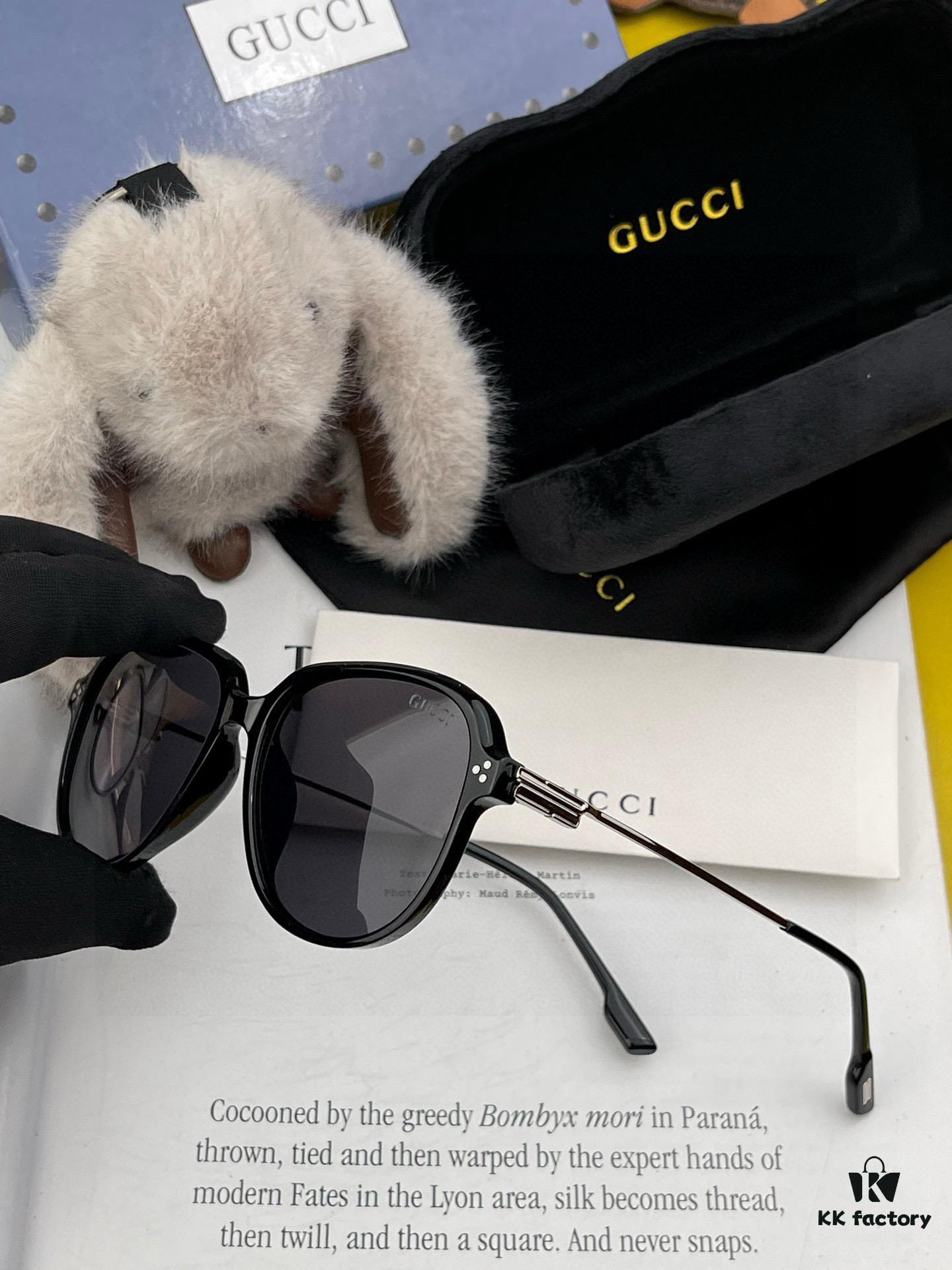 GUCCI 2025 Spring New Arrival Trendy Fashion Square Polarized Sunglasses High-Quality Comfortable Wearable Influencer Style Nylon Polarized Sunglasses for Women 🕶️ High-Quality TR Frame Model: G05504