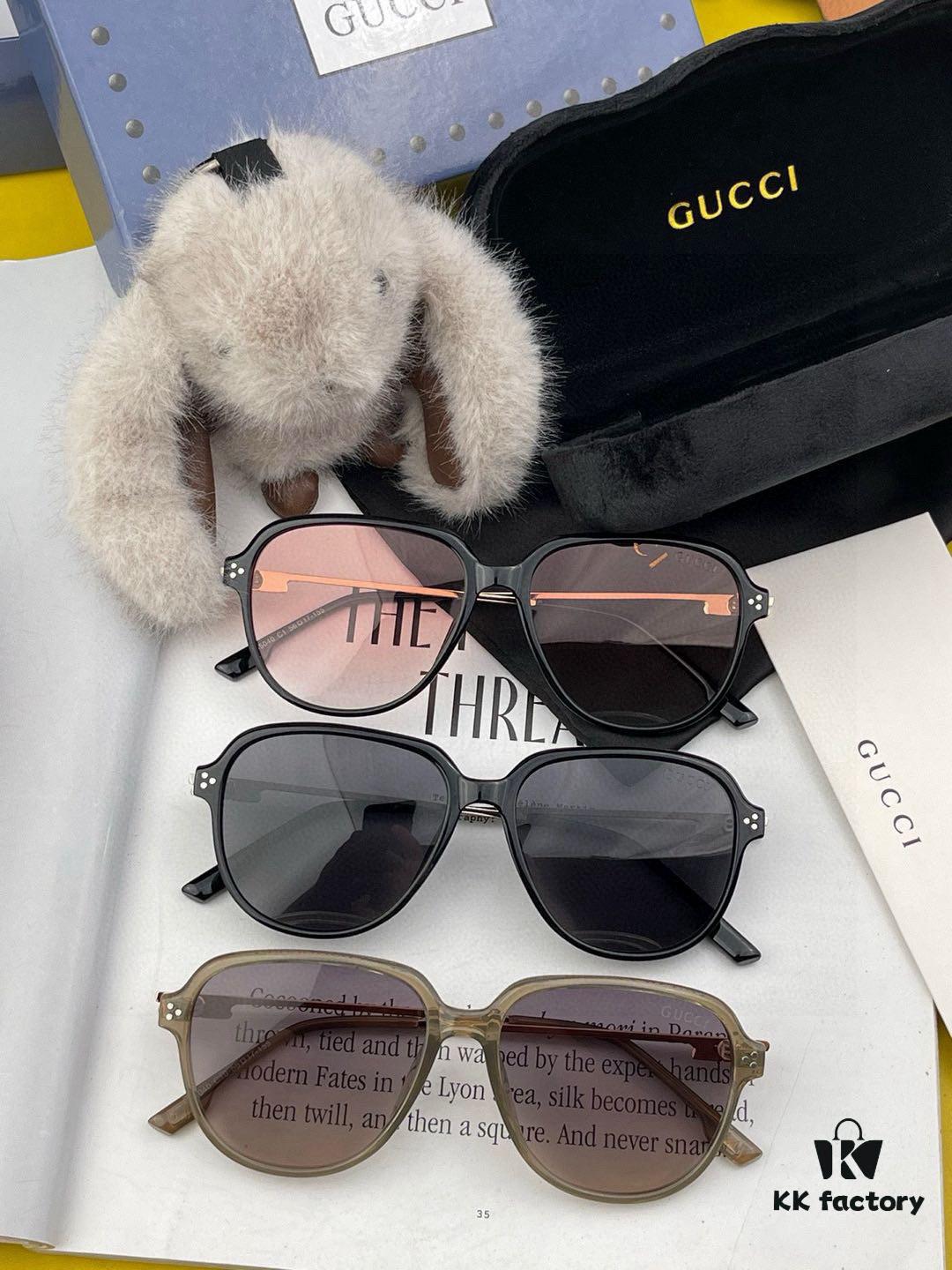 GUCCI 2025 Spring New Arrival Trendy Fashion Square Polarized Sunglasses High-Quality Comfortable Wearable Influencer Style Nylon Polarized Sunglasses for Women 🕶️ High-Quality TR Frame Model: G05504