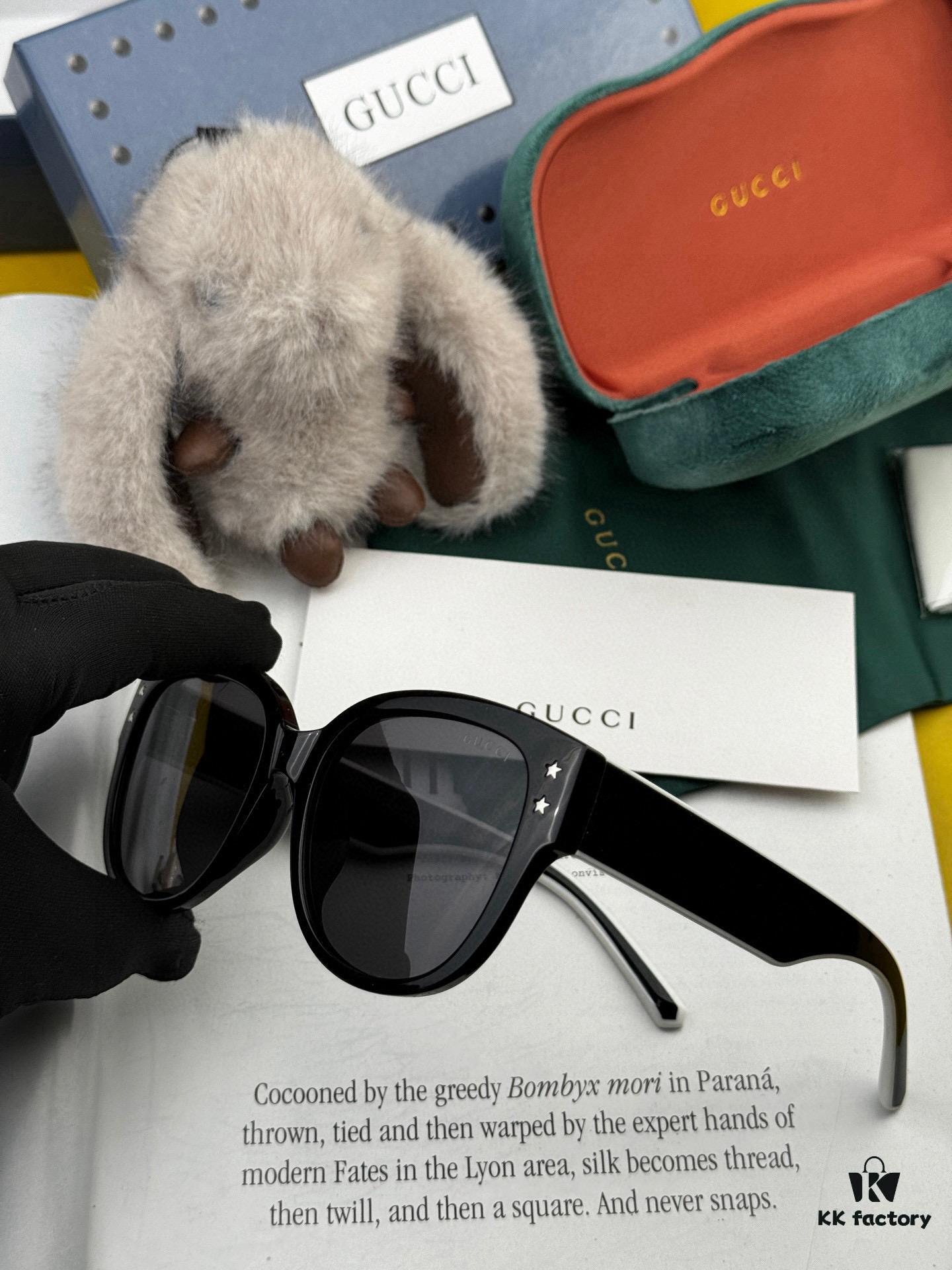 GUCCI - Polarized Sunglasses 2025 Spring New Arrival Trendy Fashion Round Frame Polarized Sunglasses High-Quality Comfortable Fit Influencer Style Women's HD Polarized Sunglasses 🕶️ High-Quality TR Frame Model: G1907