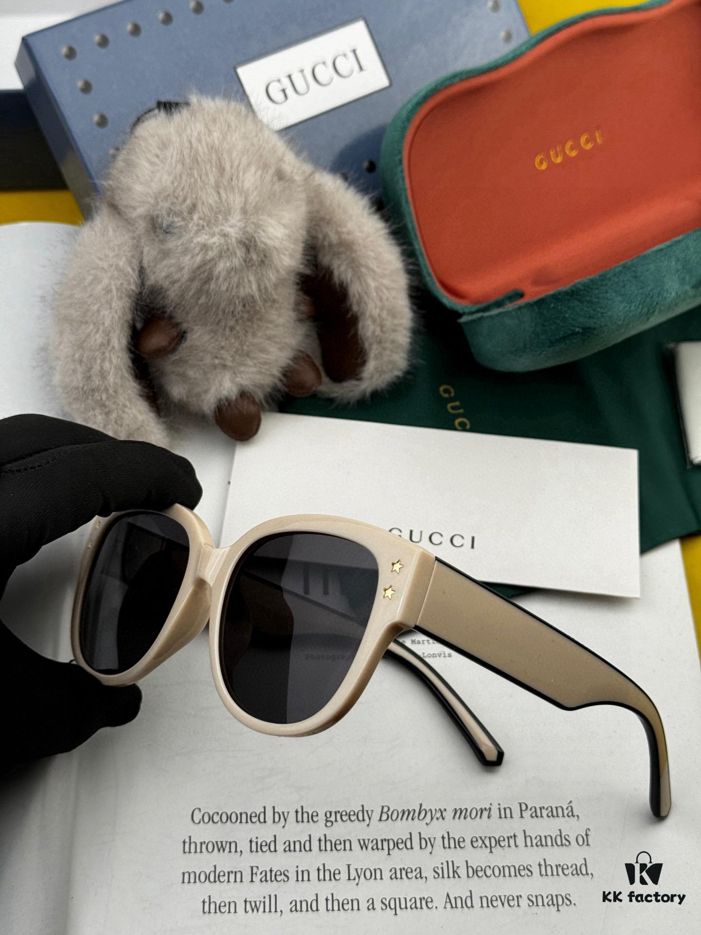 GUCCI - Polarized Sunglasses 2025 Spring New Arrival Trendy Fashion Round Frame Polarized Sunglasses High-Quality Comfortable Fit Influencer Style Women's HD Polarized Sunglasses 🕶️ High-Quality TR Frame Model: G1907