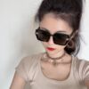 GUCCI 2025 Spring New Arrival Trendy Fashion Square Frame Sunglasses High Quality Comfortable Wear Influencer Style Shades Model: G6130