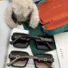 GUCCI 2025 Spring New Arrival Trendy Fashion Square Frame Sunglasses High Quality Comfortable Wear Influencer Style Shades Model: G6130