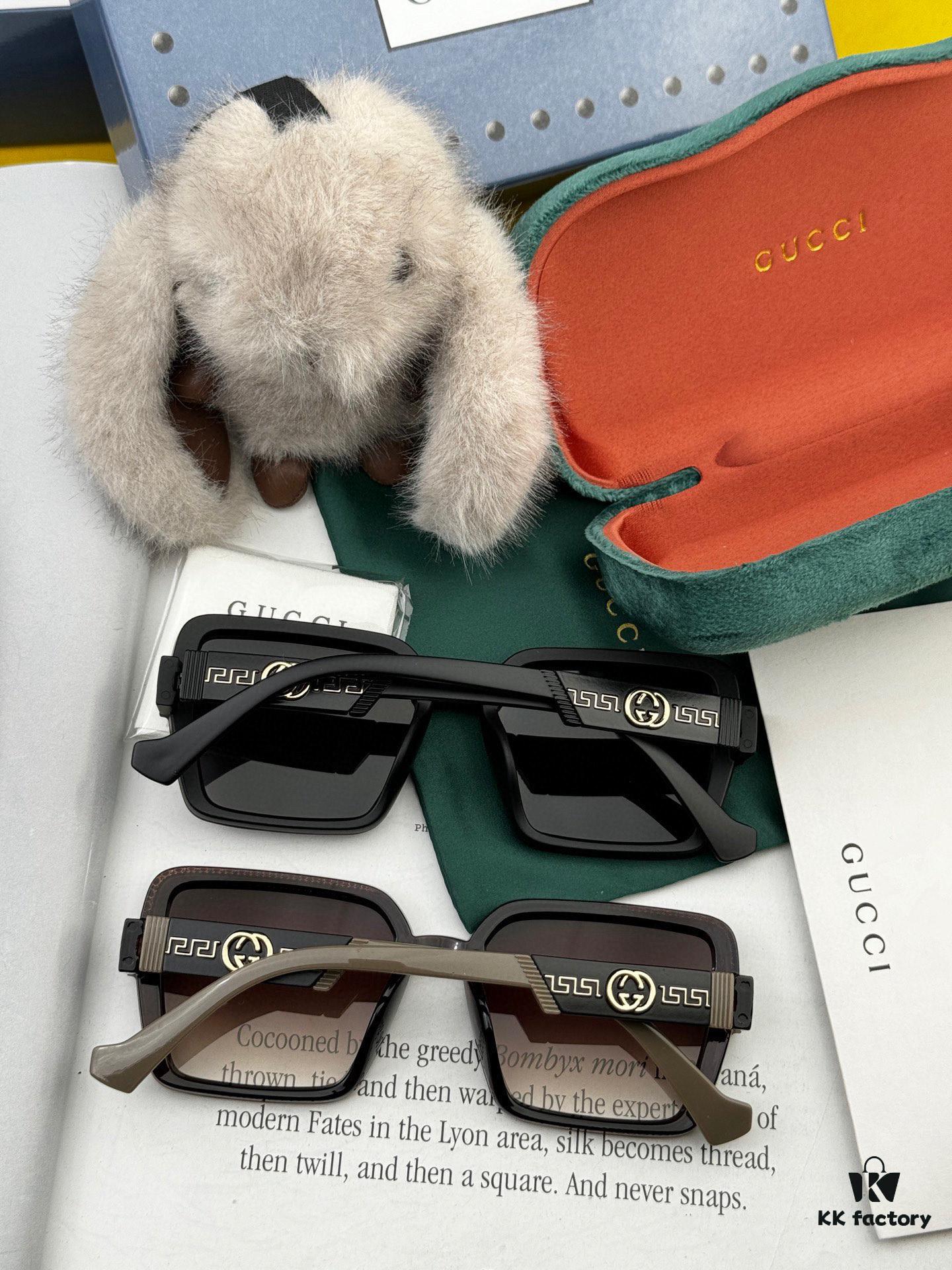 GUCCI 2025 Spring New Arrival Trendy Fashion Square Frame Sunglasses High Quality Comfortable Wear Influencer Style Shades Model: G6130
