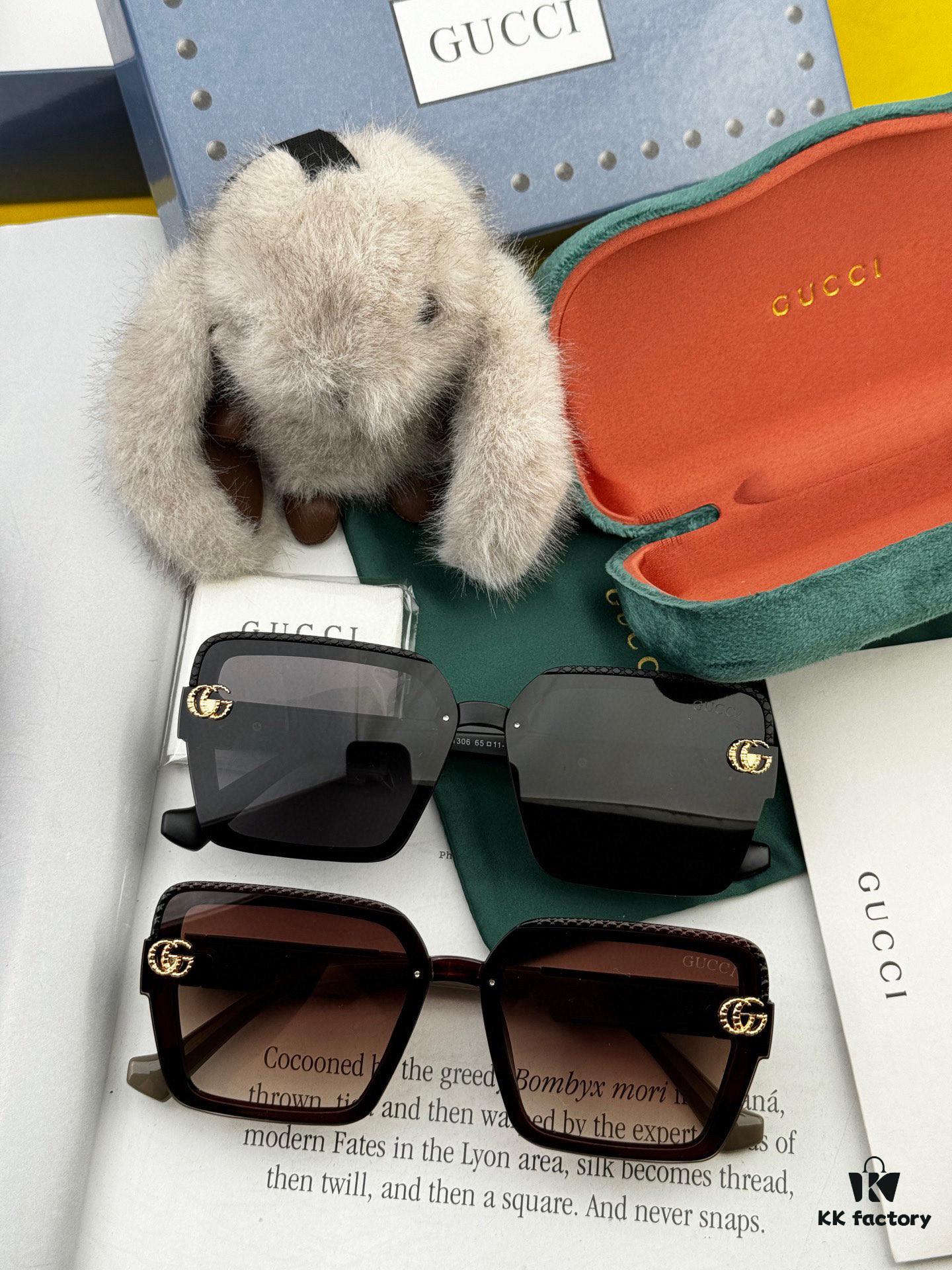 GUCCI 2025 Spring New Arrival Trendy Fashion Square Frame Sunglasses High Quality Comfortable Wear Influencer Style Shades Model: G6130