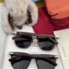 Stylish and Cool [GUCCI] Gucci New Model Sunglasses with Unique Charm and Avant-garde Design, Square Frame with Seamless Bridge for Ultimate Comfort