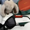 Stylish and Cool [GUCCI] Gucci New Sunglasses with Unique Charm and Avant-garde Design, Square Frame with Seamless Bridge for Ultimate Comfort