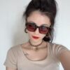 【GUCCI】2025 Spring New Arrival Trendy Fashion Square Frame Sunglasses High Quality Comfortable Fit Influencer Style Model: G0232