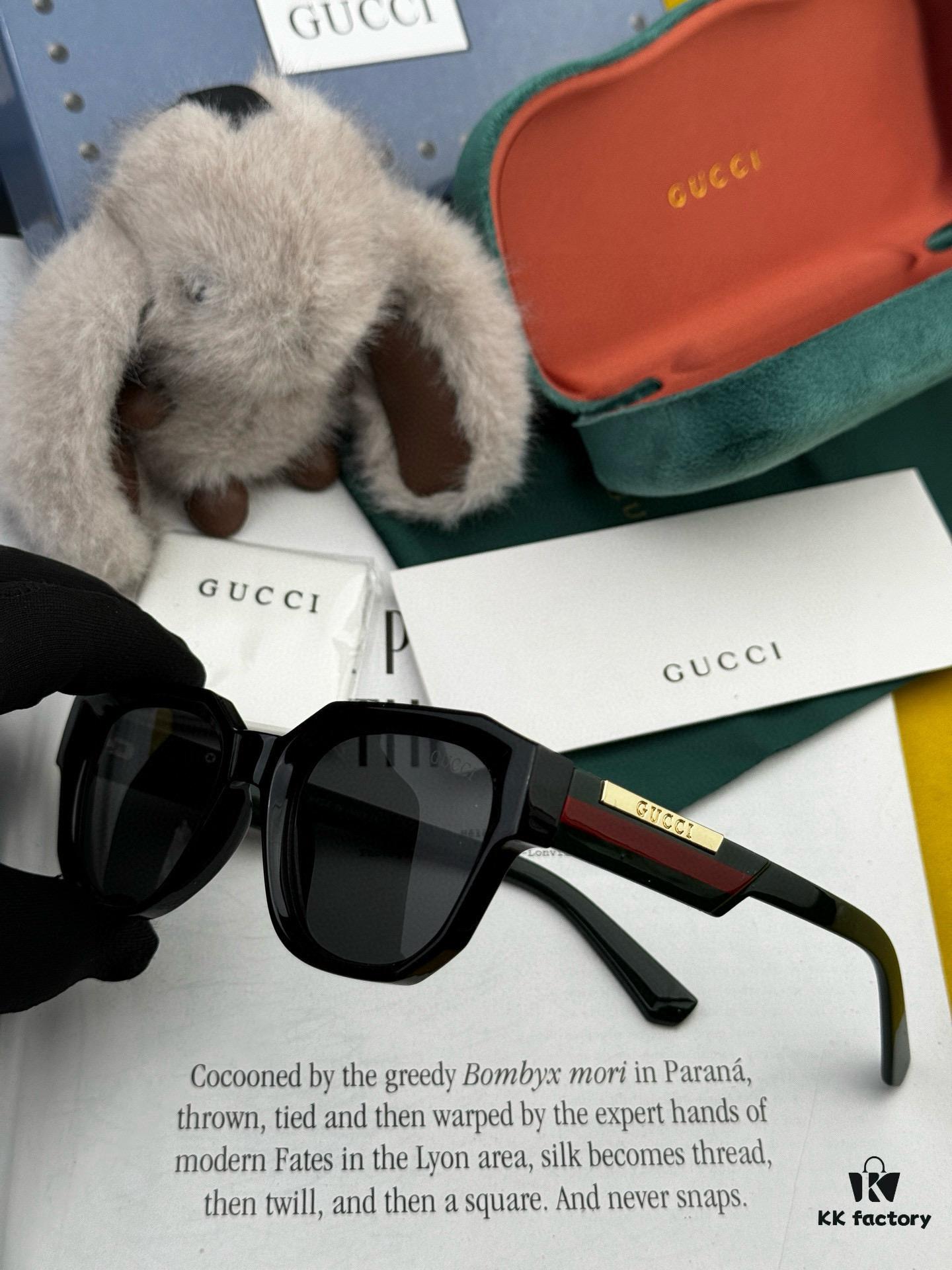 【GUCCI】2025 Spring New Arrival Trendy Fashion Square Frame Sunglasses High Quality Comfortable Fit Influencer Style Model: G0232