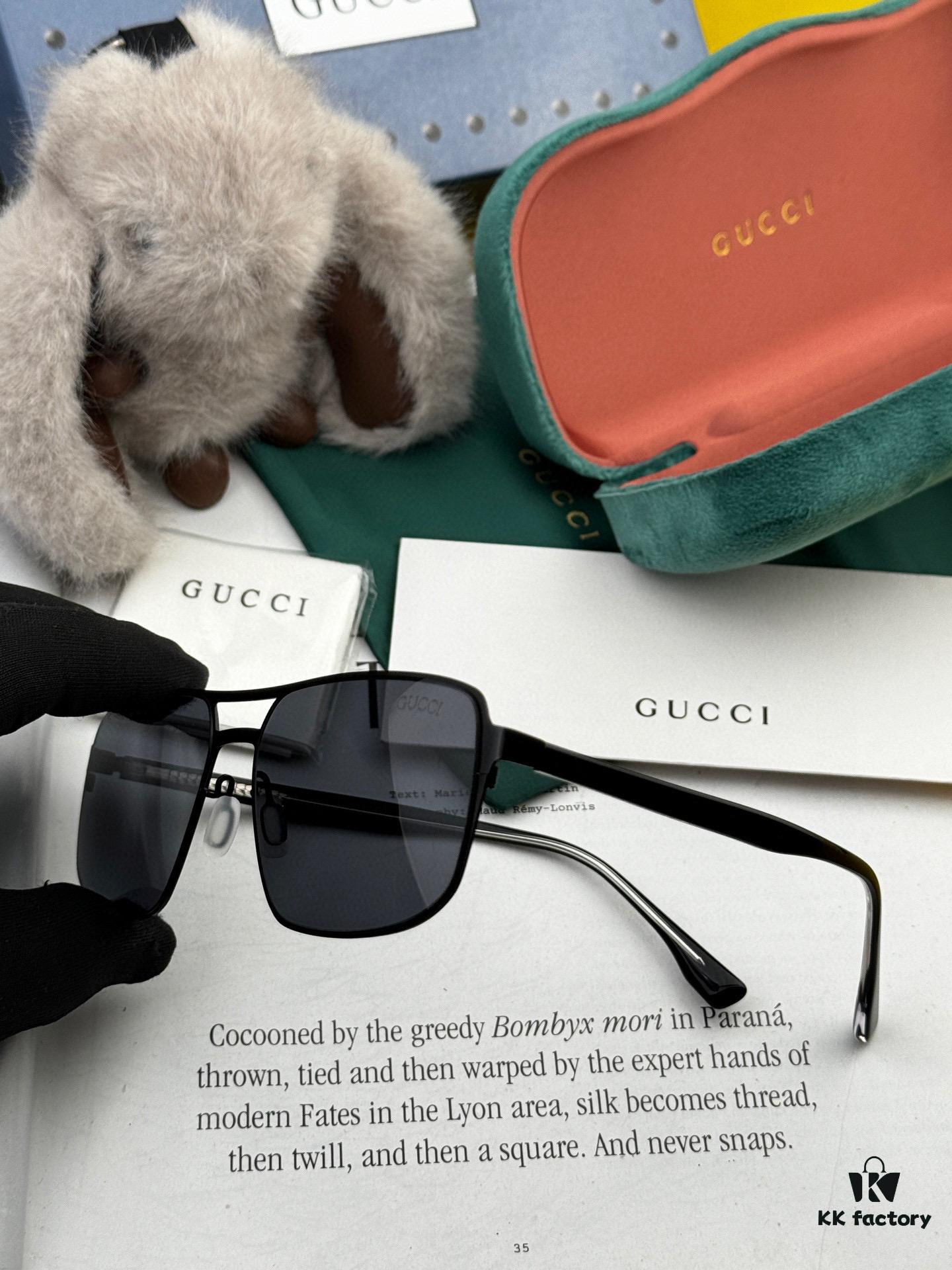 GUCCI Men's Colorful Pilot Polarized Sunglasses