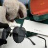 GUCCI 2025 New Unisex Polygonal Sunglasses G2885, Electroplated Finish, Never Fades, Ultra-Lightweight and Highly Elastic, Screw-Free Design, Crush-Resistant Frame, High-Definition Nylon Lenses