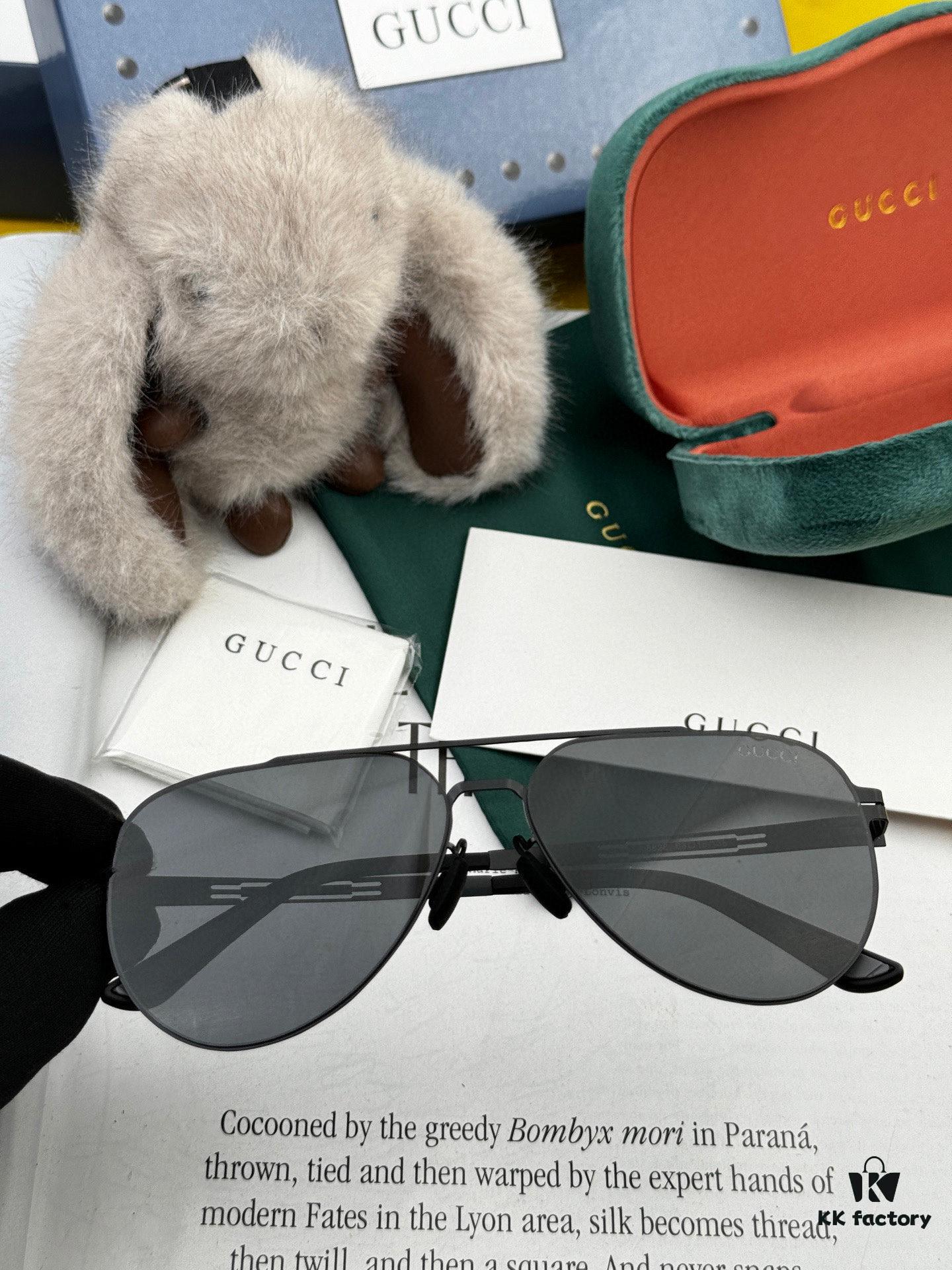 GUCCI 2025 New Unisex Polygonal Sunglasses G8882, Electroplated Finish, Never Fades, Ultra-Lightweight and Highly Elastic, Screw-Free Design, Unbreakable Frame, HD Nylon Lenses, Premium Craftsmanship, Original Materials, Stylish and Universal Fit