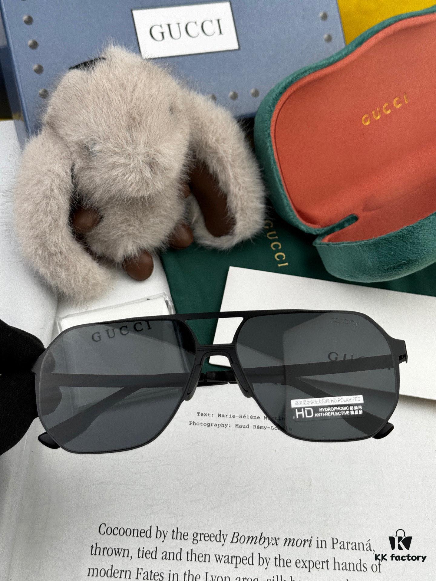 GUCCI Men's Colorful Pilot Polarized Sunglasses