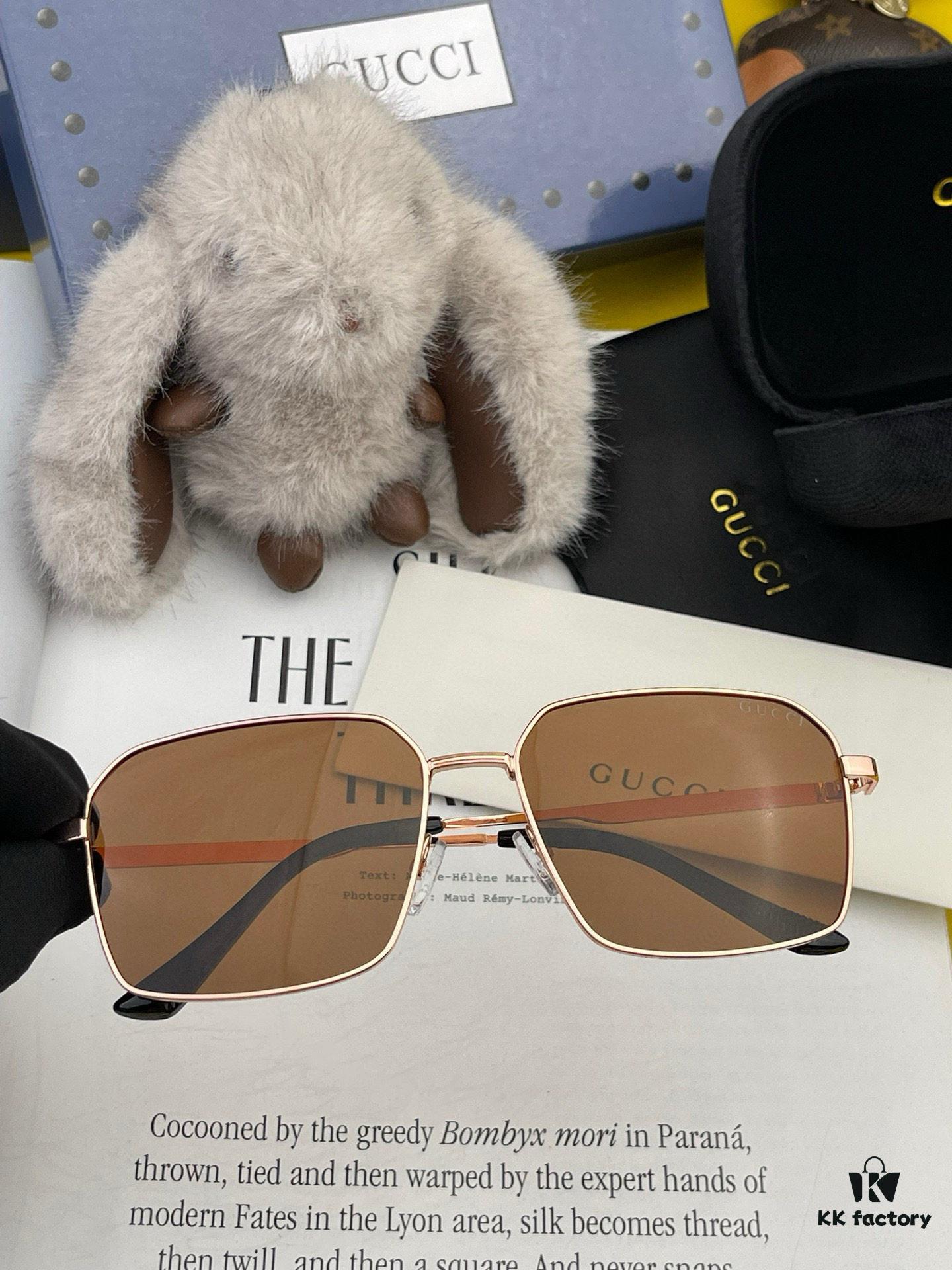 GUCCI-2025 New Polarized Sunglasses, Perfect Quality, Unique Design Suitable for All Face Shapes, Classic and Stylish Combination