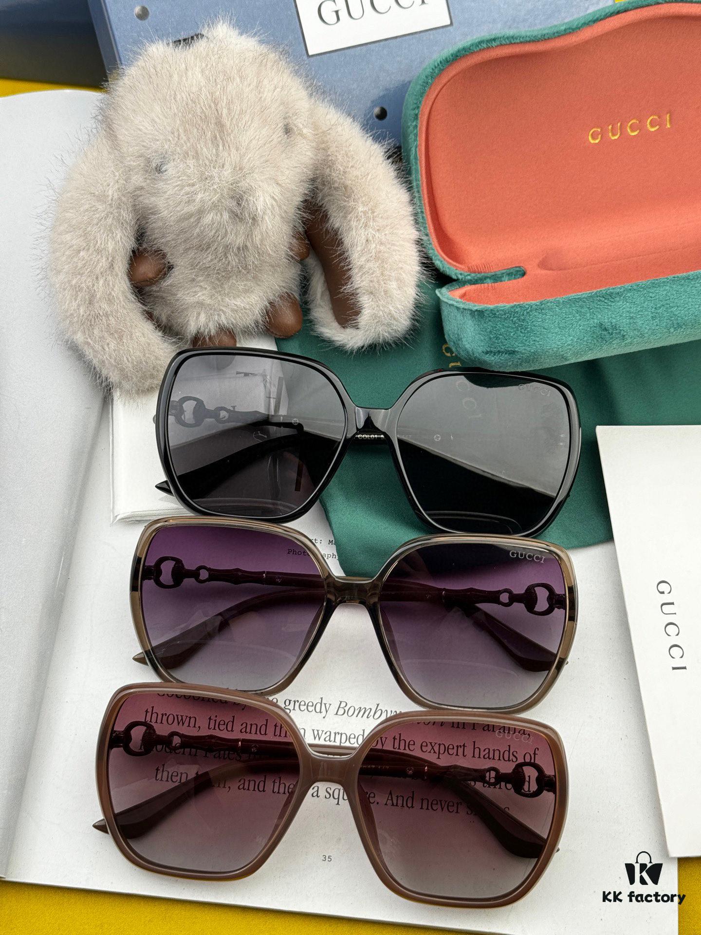 Gucci 2025 New Arrival Sunglasses, Exquisite and Elegant Bamboo-Style Design, Comfortable Fit, Highly Recommended G3612