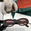 【GUCCI】2025 Spring New Arrival Trendy Popular Fashion Small-Frame Sunglasses High Quality Comfortable Wear Influencer Style Shades Model: G6988