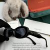 【GUCCI】2025 Spring New Arrival Trendy Popular Fashion Small-Frame Sunglasses High Quality Comfortable Wear Influencer Style Shades Model: G6988