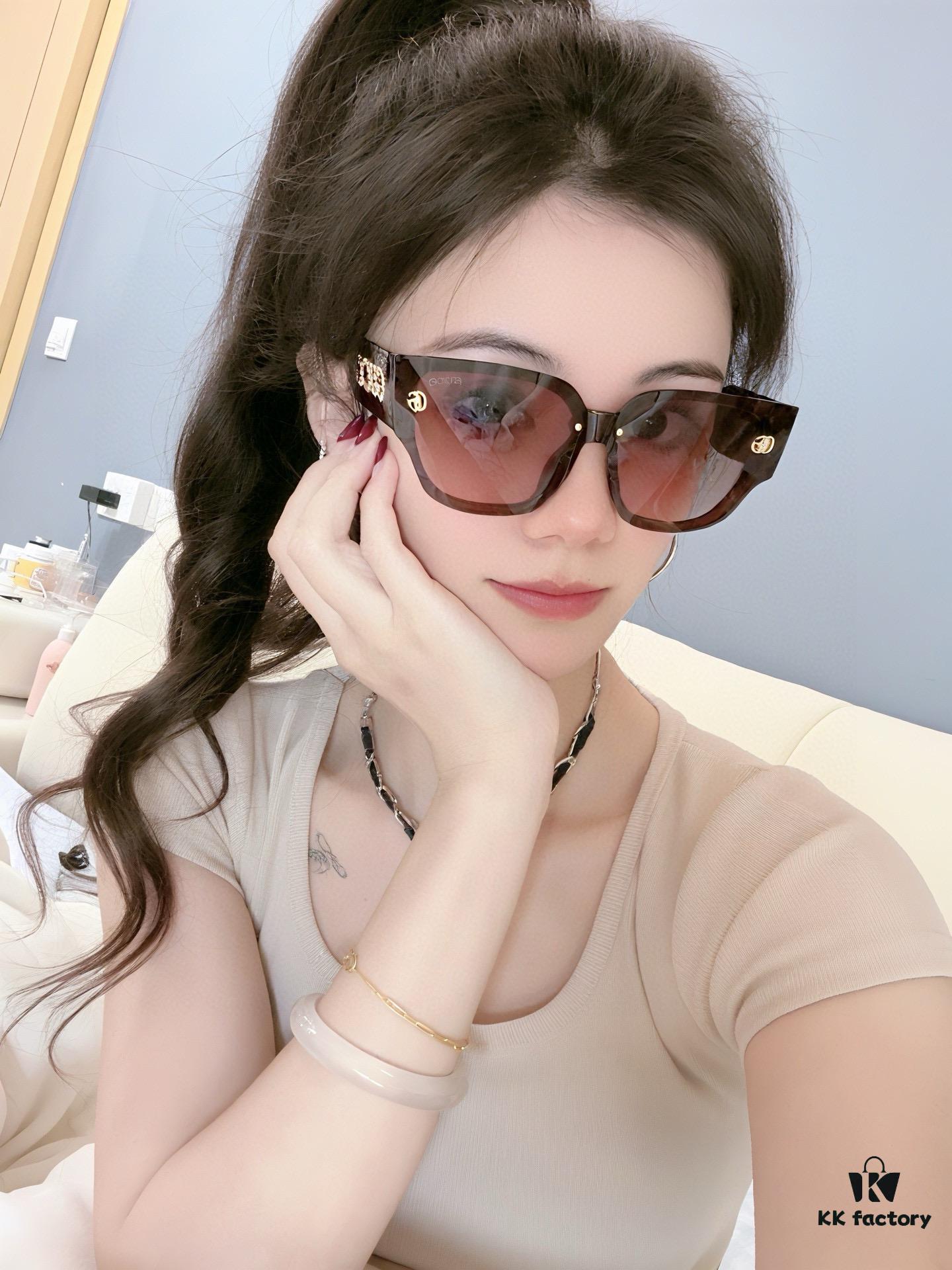 【GUCCI】2025 Spring New Arrival Trendy Fashion Square Frame Sunglasses High Quality Comfortable Wear Influencer Favorite Model: G1981