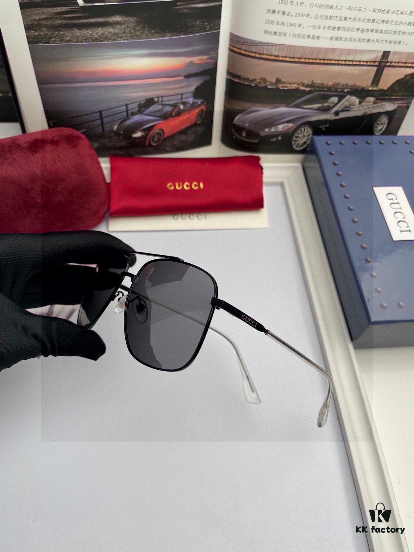 New Arrival 💥 Brand: Gucci High-Quality Men's Polarized Sunglasses 🕶️