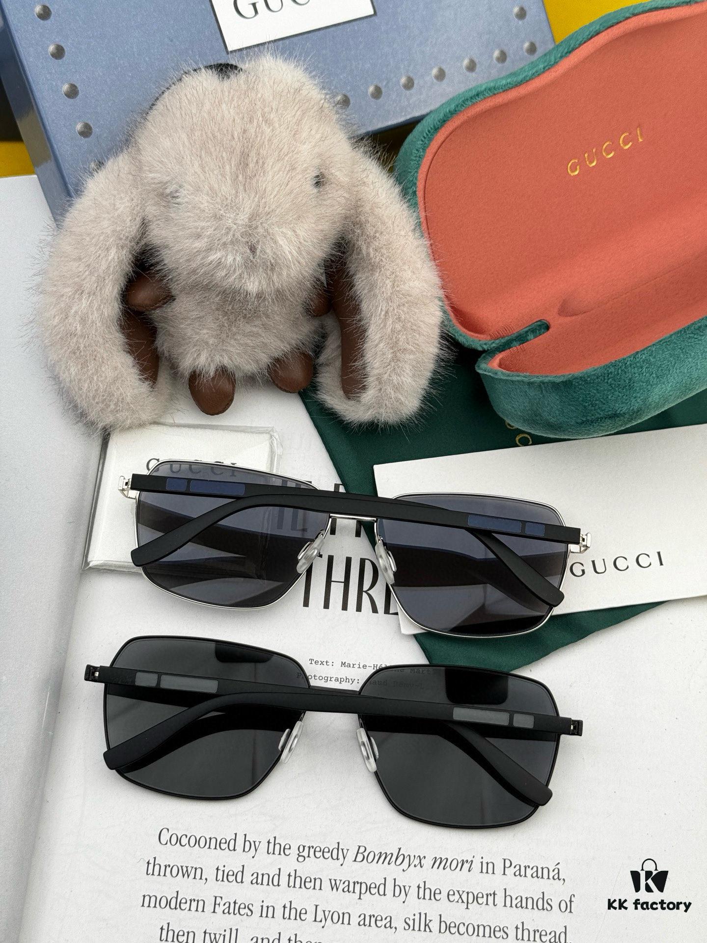 GUCCI Men's Colorful Pilot Polarized Sunglasses