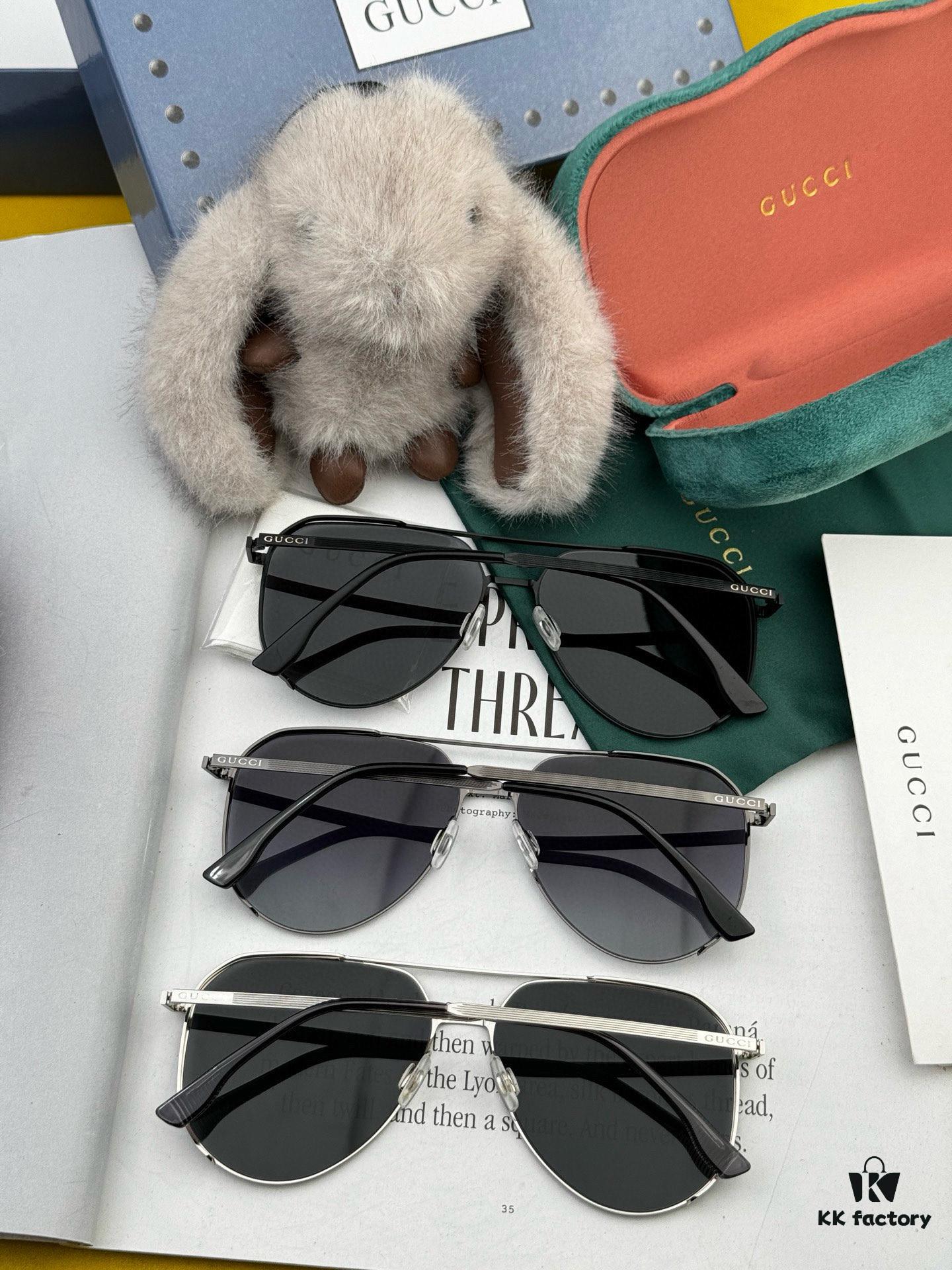 GUCCI Men's Colorful Pilot Polarized Sunglasses