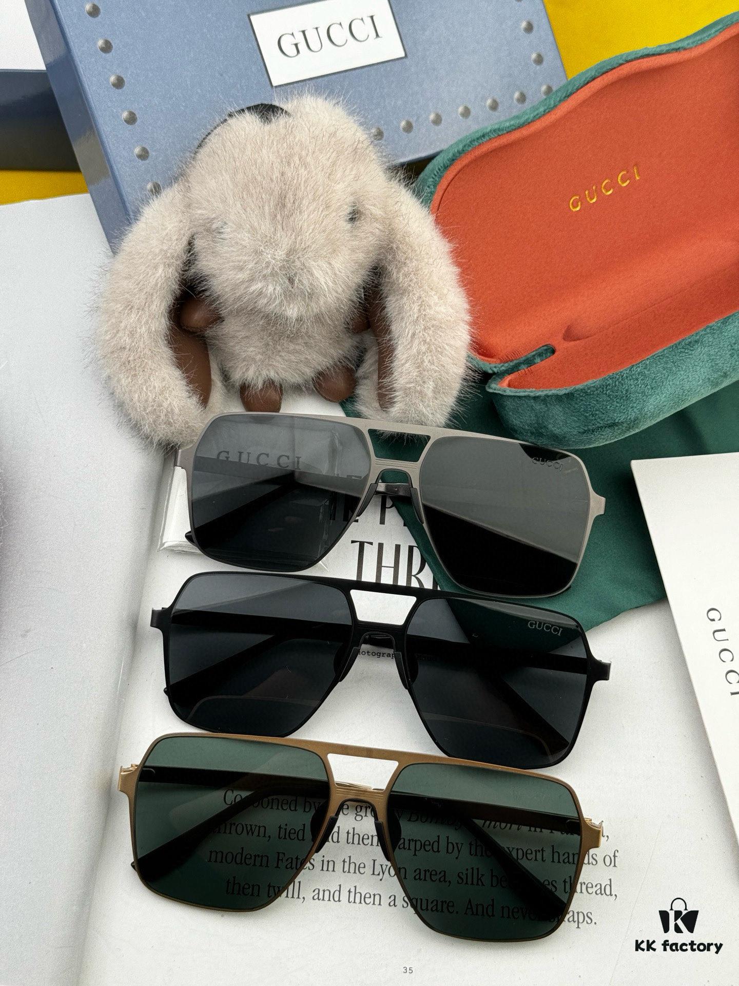 GUCCI Men's Colorful Pilot Polarized Sunglasses G4380