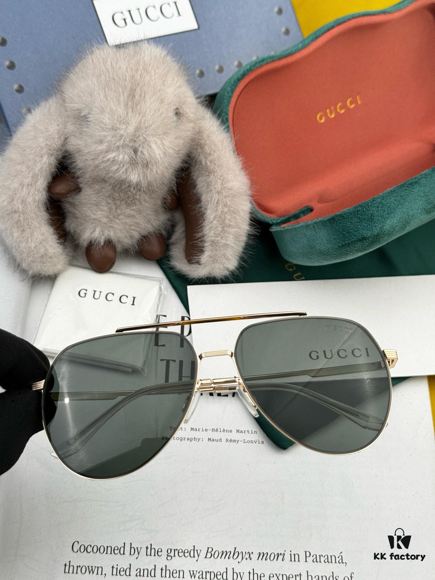 GUCCI Men's Colorful Pilot Polarized Sunglasses