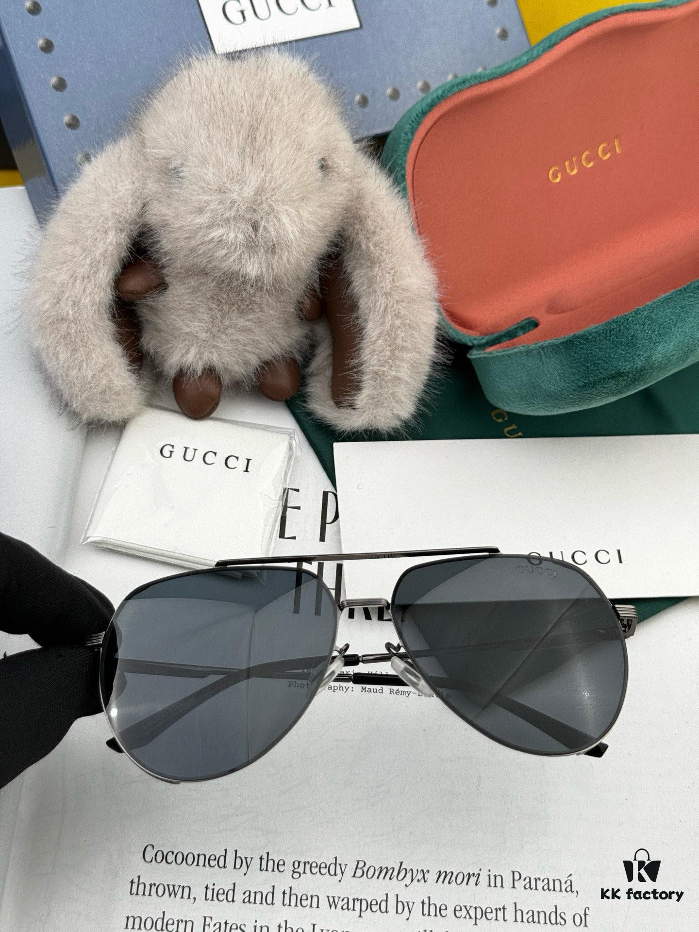 GUCCI Men's Colorful Pilot Polarized Sunglasses