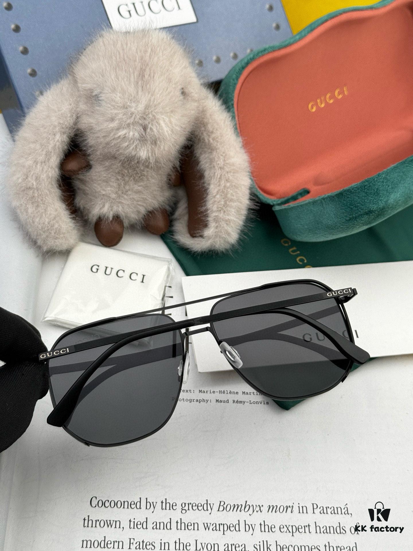 GUCCI Men's Colorful Pilot Polarized Sunglasses