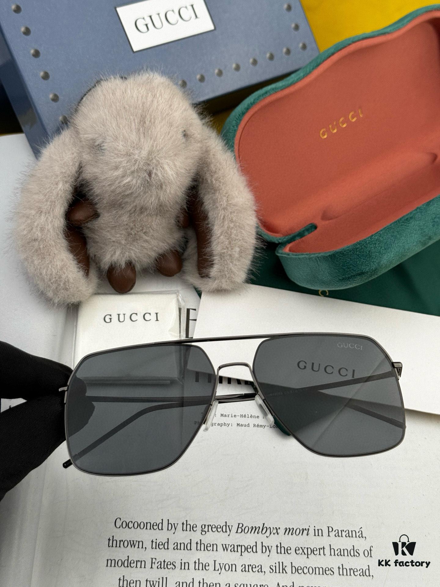 GUCCI Men's Colorful Pilot Polarized Sunglasses