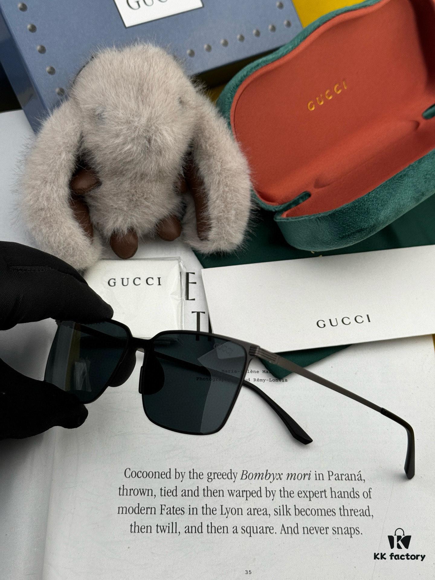 GUCCI Men's Colorful Pilot Polarized Sunglasses