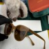 GUCCI - Polarized Sunglasses 2025 Spring New Arrival Trendy Fashion Round Frame Polarized Sunglasses High Quality Comfortable Wear Influencer Style Women's HD Polarized Sunglasses 🕶️ High-Quality TR Frame Model: G3909 Eyewear